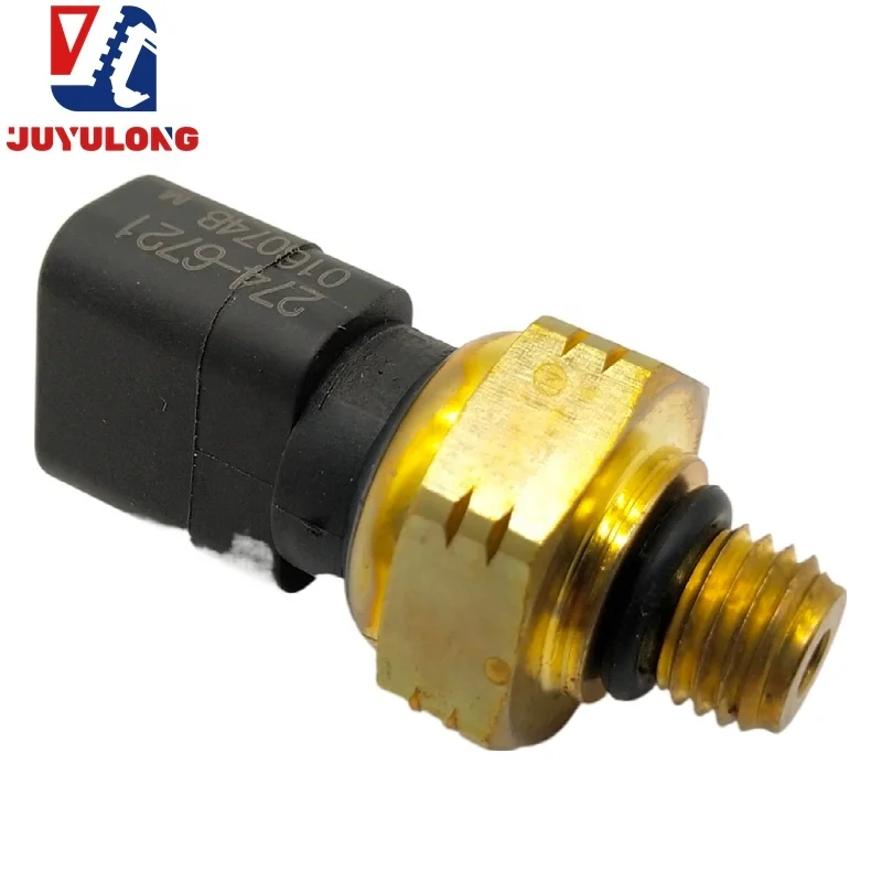 JUYULONG for Caterpillar E320 323D D2 excavator oil pressure sensor C6.4 engine fuel sensor 274-6721construction machinery parts