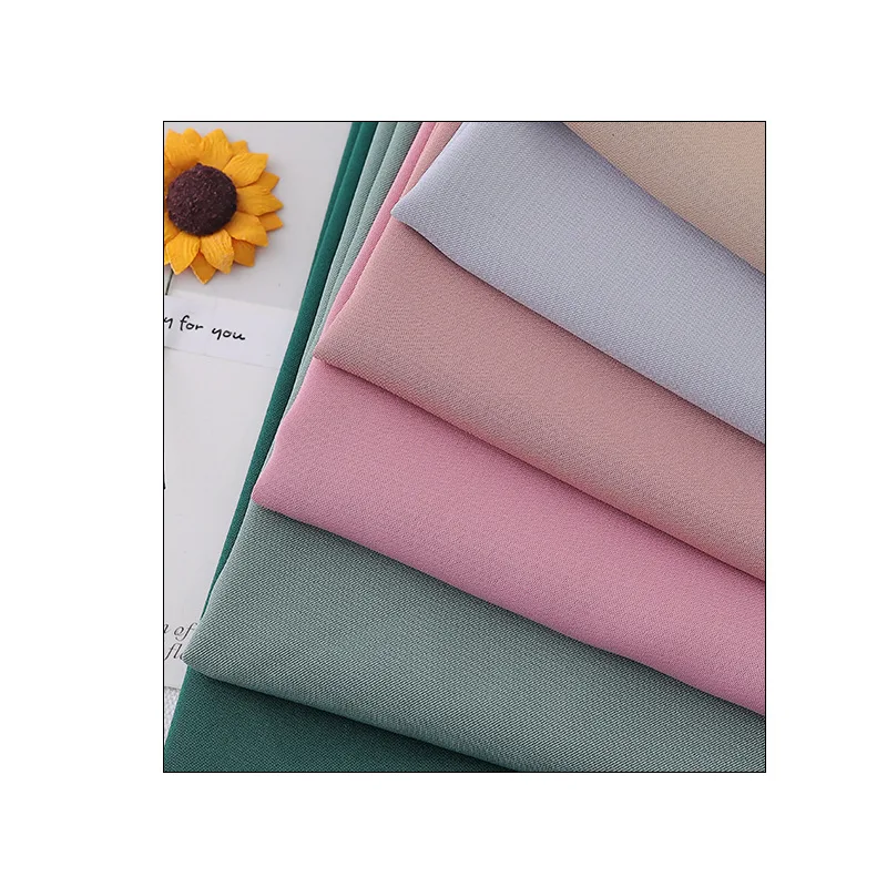 Custom 100% Polyester Nida Abaya Textile Fabrics for Summer Dubai for Abaya Suppliers in China Low MOQ