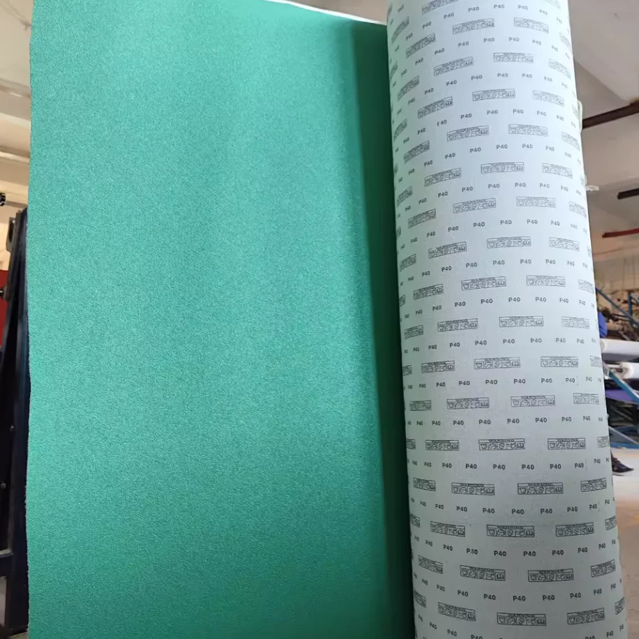 1200Grit Film Sandpaper Jumbo Roll Ceramic Green Abrasive Sanding Paper Roll