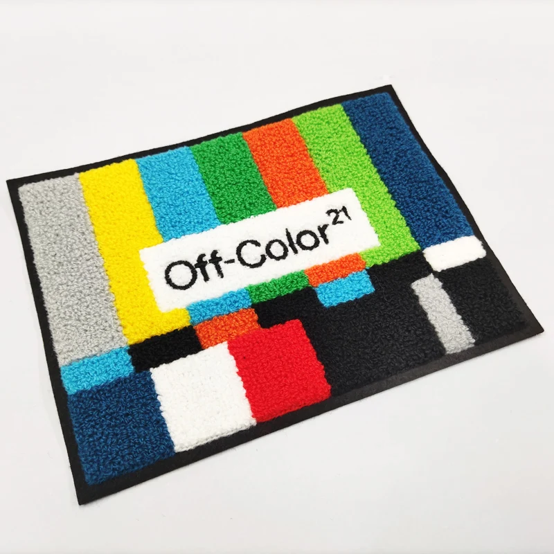 Wholesale Custom 3D Logo Iron On Embroidered Letter Chenille Embroidery Patches For Hat Shirt Garment