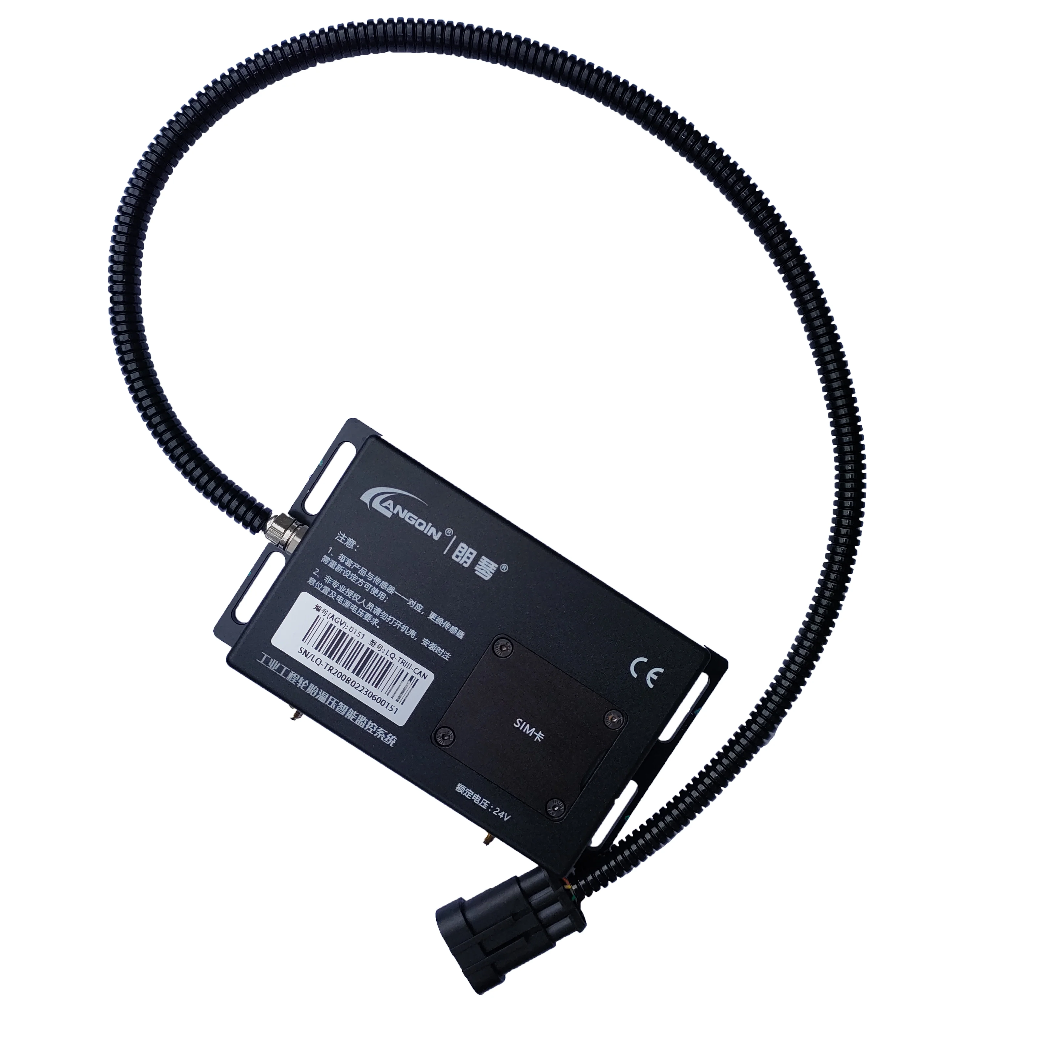 The TPMS for industrial construction vehicles measure temperature with up to 32 sensors.