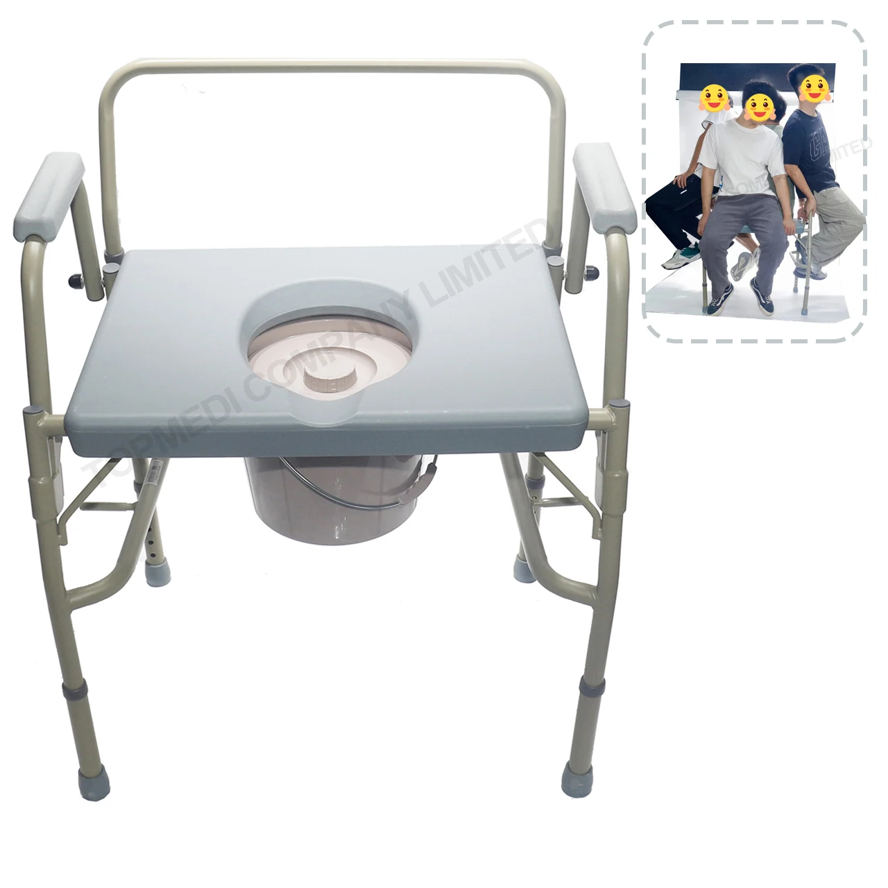 handicap toilet drop arm bariatric commode potty chairs for adults