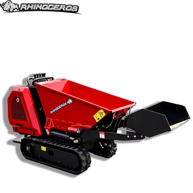 Crawler dumper diesel gasoline and different brands mini dumper XN800 with different engine brands