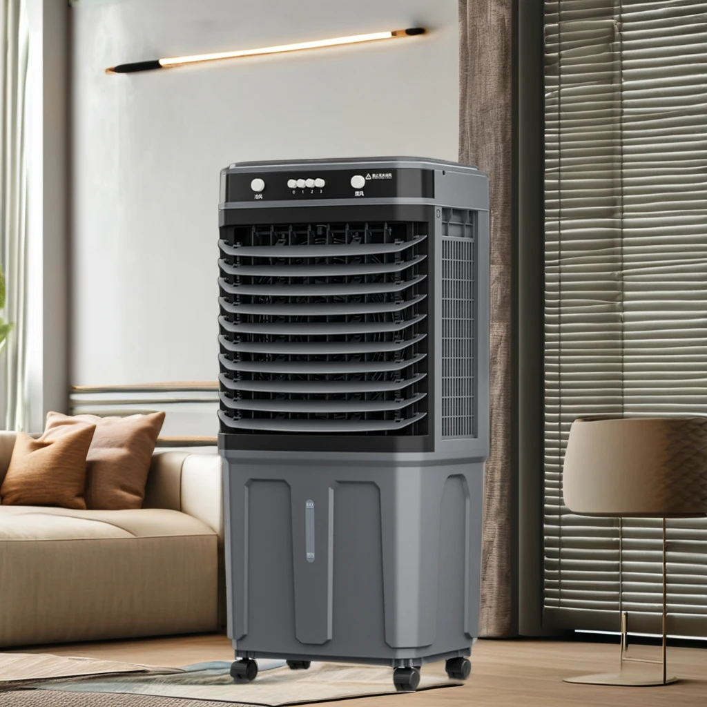 Modern Home Electric AC 50L Portable Air Water Cooler Fan Low Noise Heating & Cooling Feature for Home Use