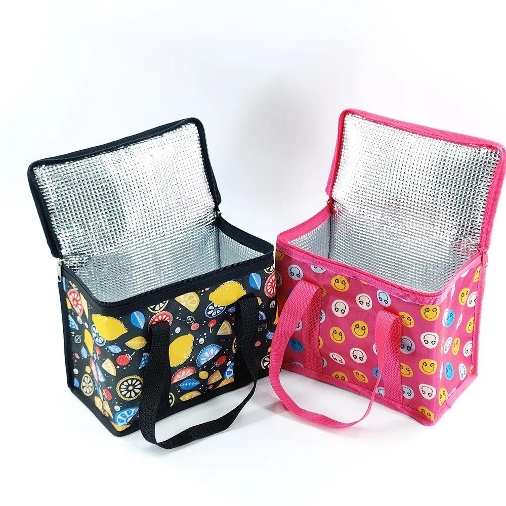 Eco-friendly Reusable Factory Wholesale 600D Oxford cloth insulated lunch cooler bag