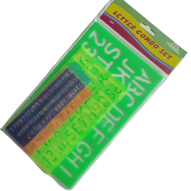 4 Pieces Letter Stencil Alphabet Stencils