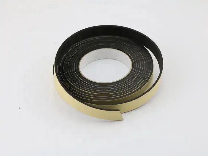 Eco-Friendly single side melt self adhesive Waterproof Roll Masking Mounting black soft sponge eva foam tape