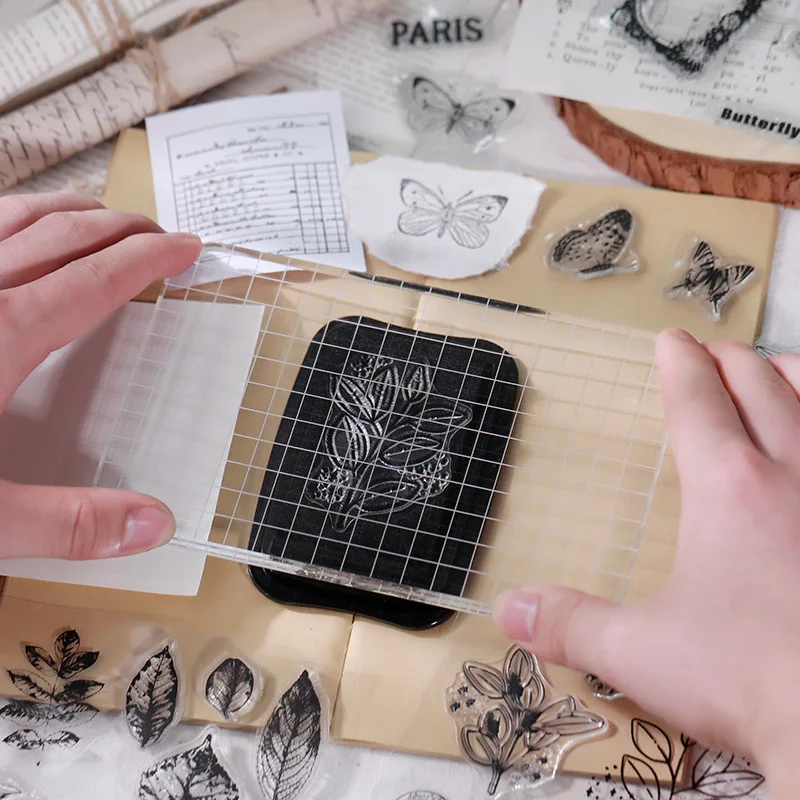 Transparent Clear Rubber Silicone Stamp for DIY Scrapbooking Photo Album Decorative