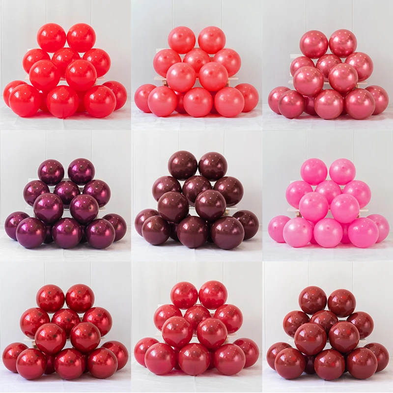 wholesale birthday globos metalicos standard pastel matte pearl chrome balloons metallic balloons