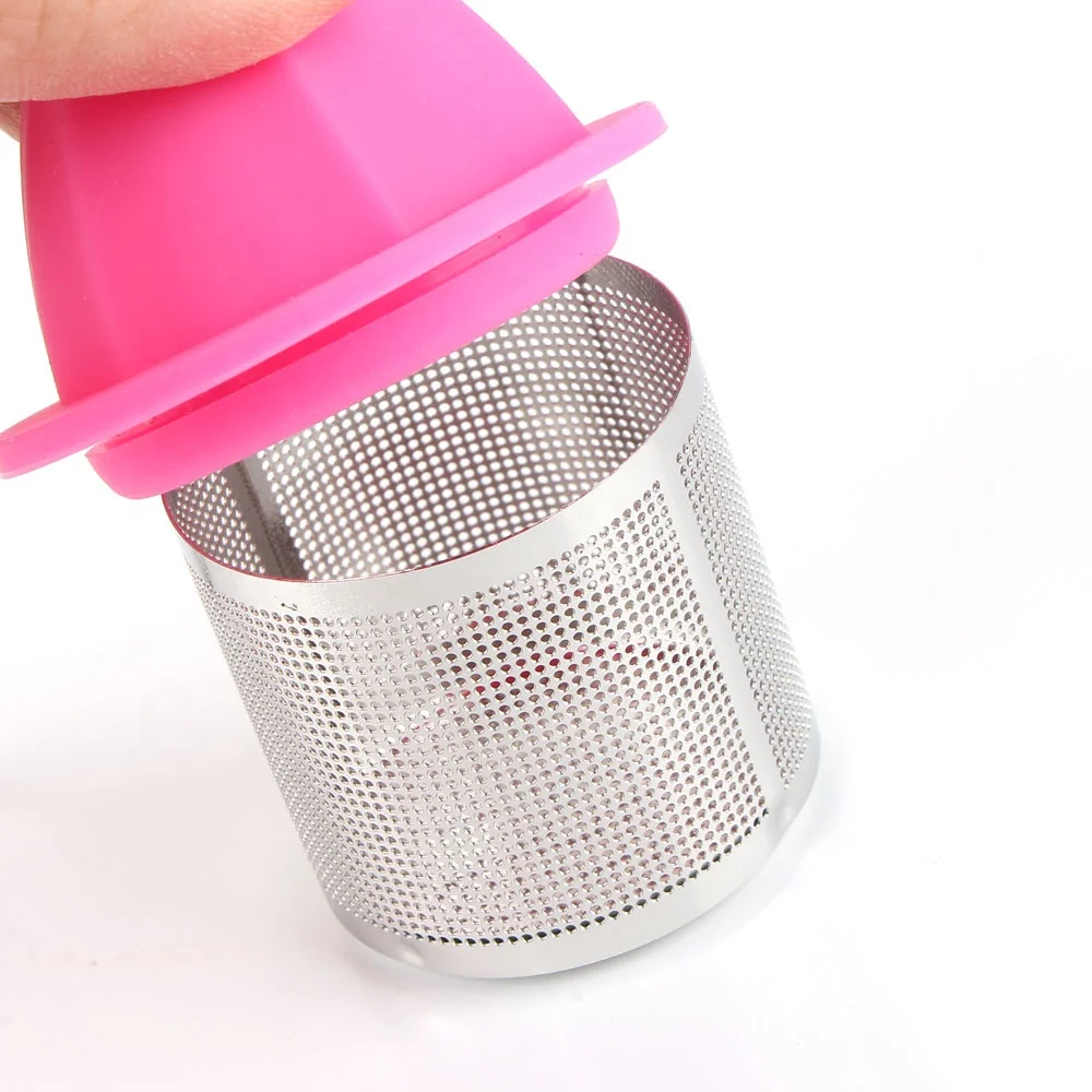 Stainless Steel Tea Infuser Sphere Locking Spice Tea Ball Strainer Mesh Infuser Tea Filter Strainers Kitchen Accessories