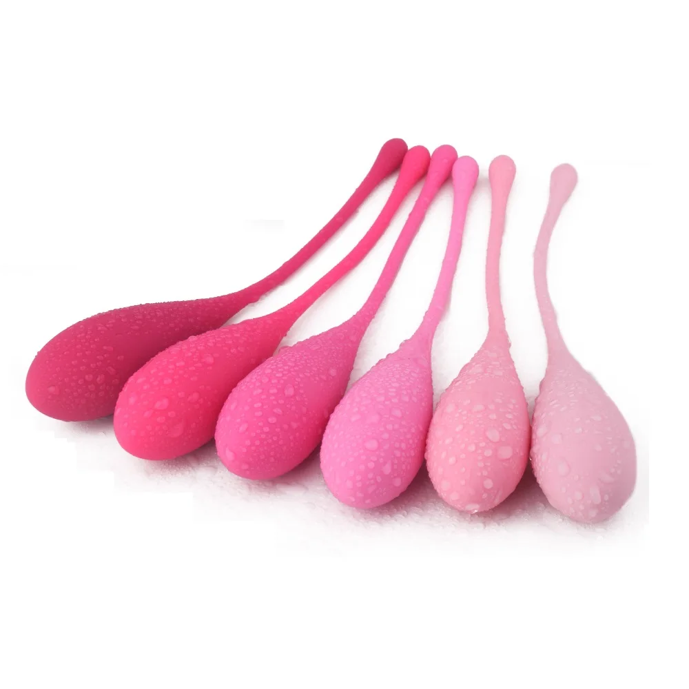 
Women Tightening Pink Waterproof High Quality Silicone Smart Vaginal Dumbbell Voga Ben Wa Ball Magnetic Kegel Balls 