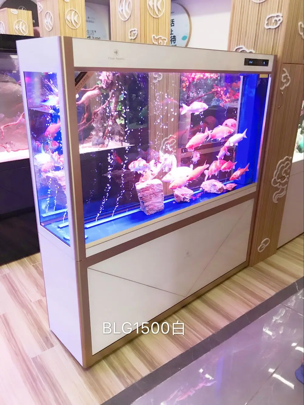 
High Crystal Glass Rimless Fish Tank Wholesale Low Iron Aquarium Glass tank 