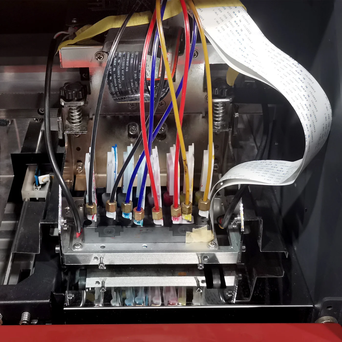 90% new used inkjet printer 1.6m second hand machine use BYHX dx5 printhead system for sale