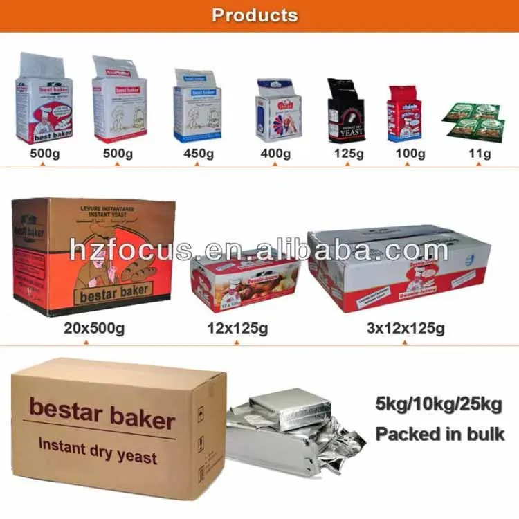 Instant Dry Yeast for Bread at Factory Price