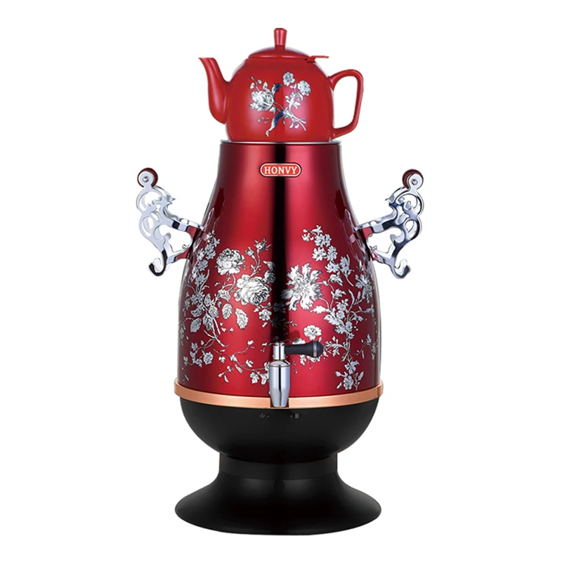 Classic Stainless steel  304 5L Electric Russian Type Tea Maker Samovar For Tea and Coffee Home