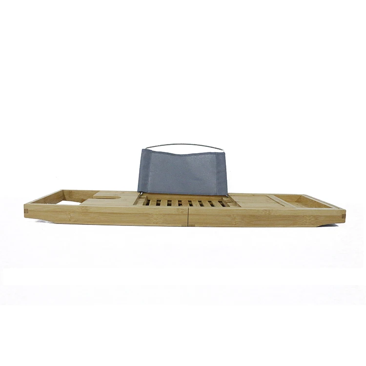 Wholesale Luxury 1 or 2 Person Bath and Bed Tray Bathtub Caddy Tray with Extending Sides