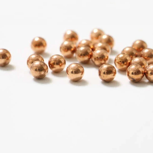 round pure Copper Solid Ball bearing balls