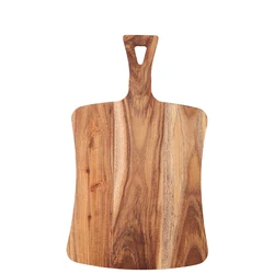 Wholesale 8 Inch Kitchen Wooden Acacia Cutting Board Acacia Wood Chopping Board With Handle