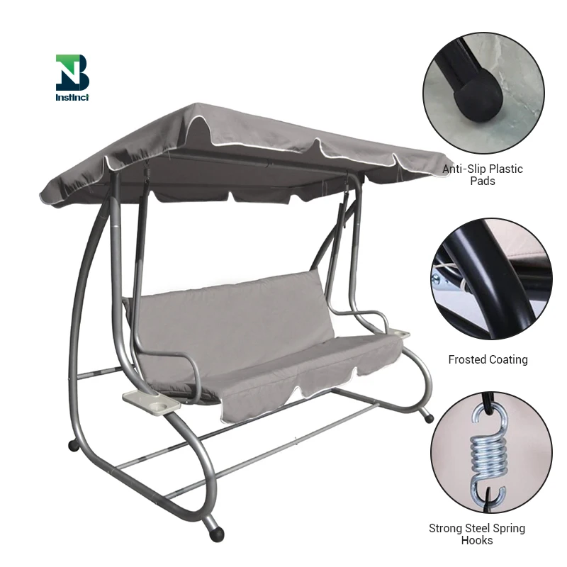 Instinct Awning swing chair Canopy 3 person swing glider hammock