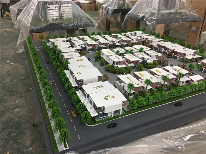 
Scale building mockup 3d for Australian Townhouse development 