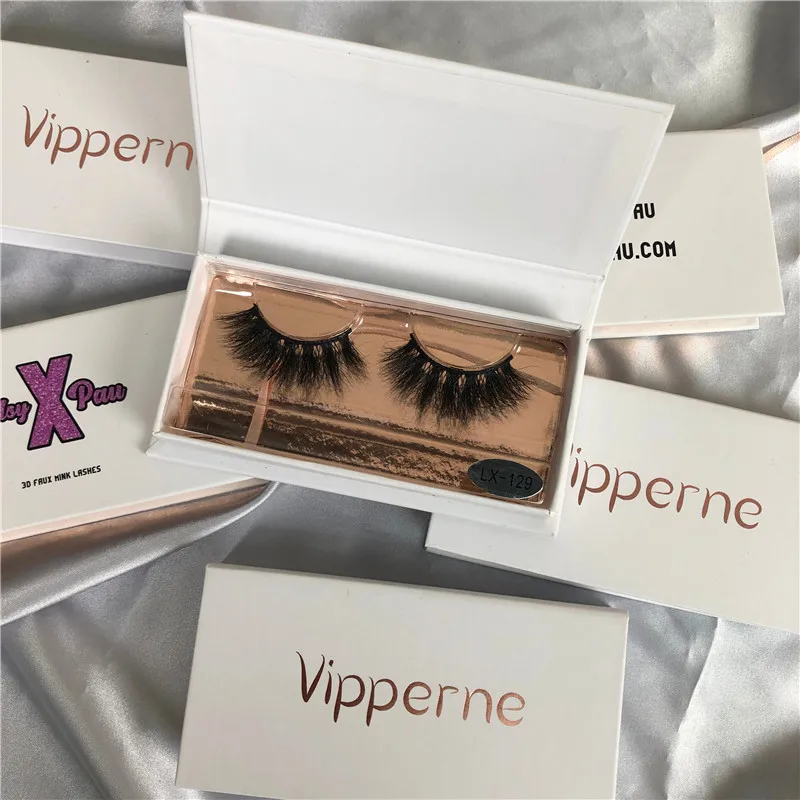Factory wholesale Russian Full Strip Lashes d curl 3d strip lashes natural false eyelashes