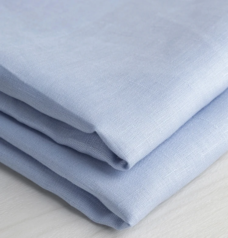 High Quality Sustainable Eco friendly Roll Natural Wholesale Linen/cotton Cotton Linen Fabric Linen Fabric For Clothes