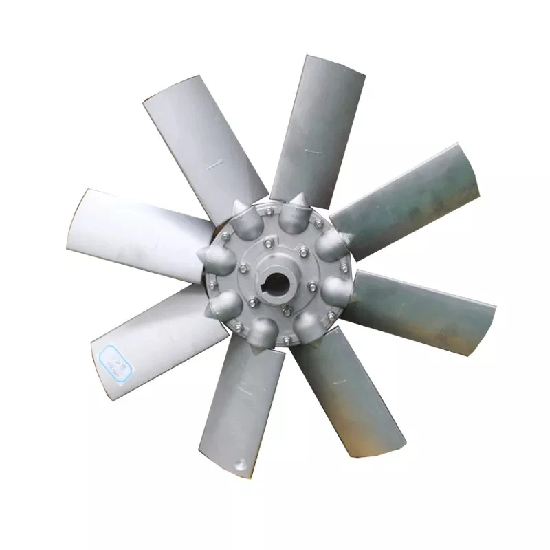Axial fan parts Aluminium alloy exhaust fan impeller with different types (1600533580920)