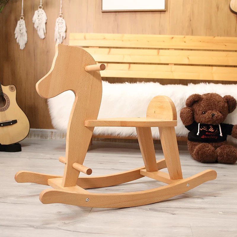 70 Kg  Max Load Plush Eco-friendly Non- Toxic Material  Rocking Horse Ride On Toy OEM Logo Customize Box  Available