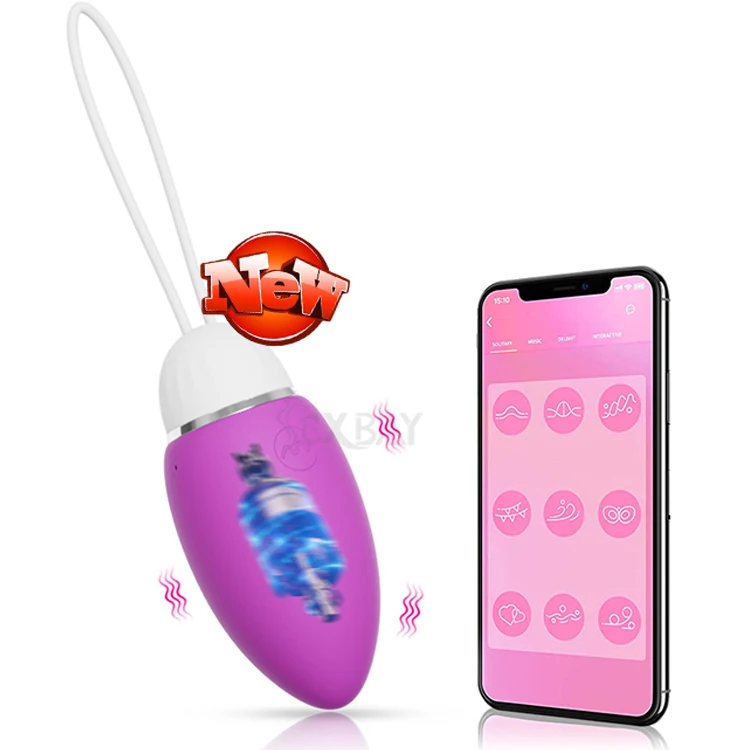 SEXBAY 2024 newly designed Mini Skipping Egg 10 frequency vibration APP to control remote everyday wearable female sex toys