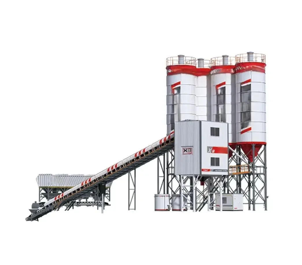 Official Factory Concrete Construction HZS90G 90m3/h Concrete Mixing Plant and Equip Hot Water Steam Boiler Coping Cold Weather