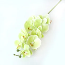 Nude Color Single Stem Wholesale Real Touch White Orchid Flowers Artificial Phalaenopsis Blue Orchids For Wedding Decor