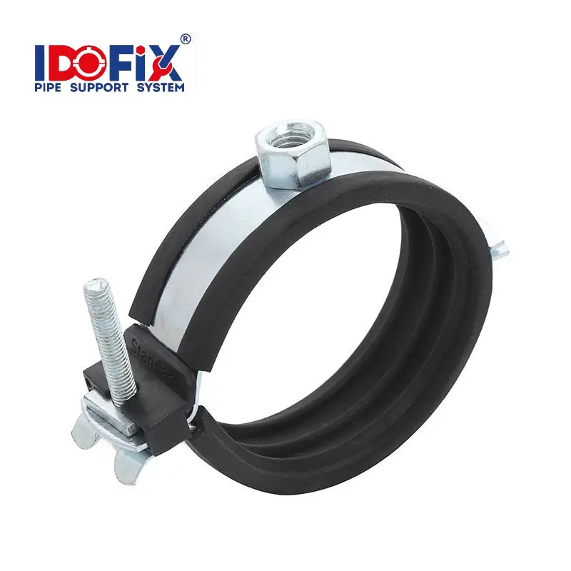 Top rated Quick Release Lock Heavy Duty Pipe Clamp With Rubber Adjustable Pipe Clip l Clamp