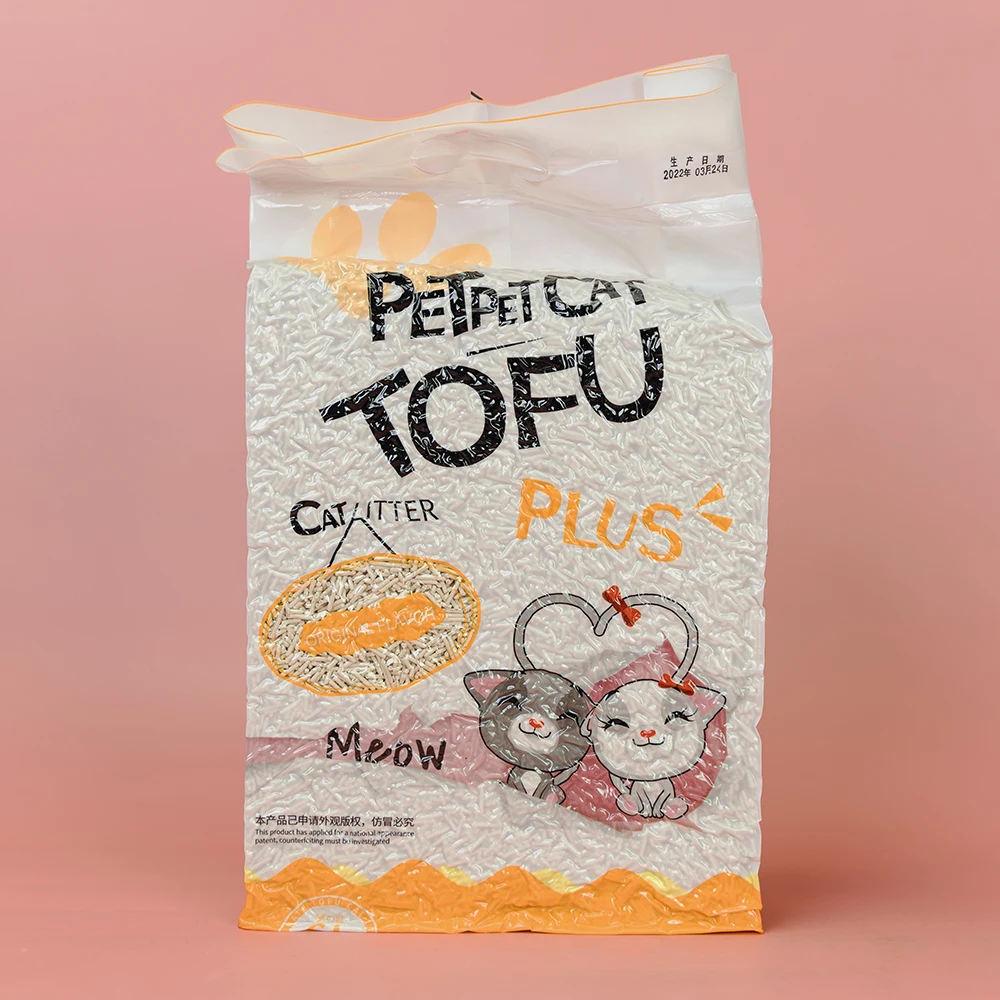 Factory direct sale OEM Pure natural dust-free quality quickly agglomerate tofu cat litter