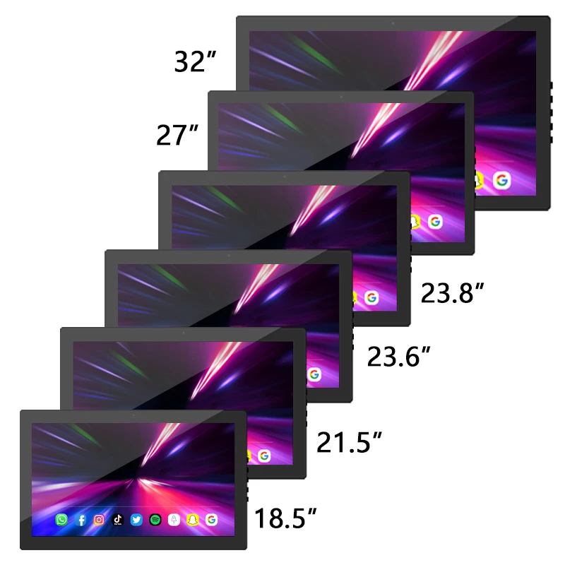 durable touch screen monitor industrial capacitive open frame 1920 x 1080 18.5 21.5 inch tft FHD lcd monitor