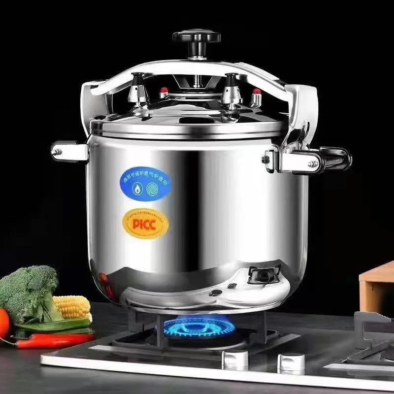 Explosion-proof Pressure Cooker Commercial Large-capacity Extra-large Stainless Steel Pressure Cooker Canteen Gas Induction