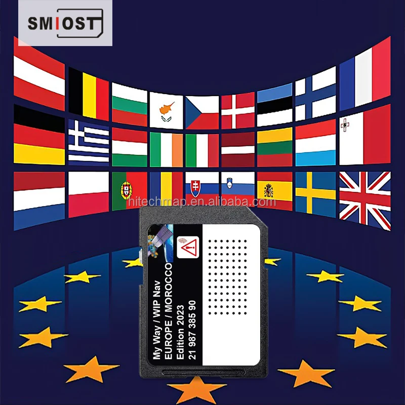 SMIOST GPS Sat Nav Chang CID изменение навигационная карта Navi SD для Citroen Europe 16GB Myway C5 3008