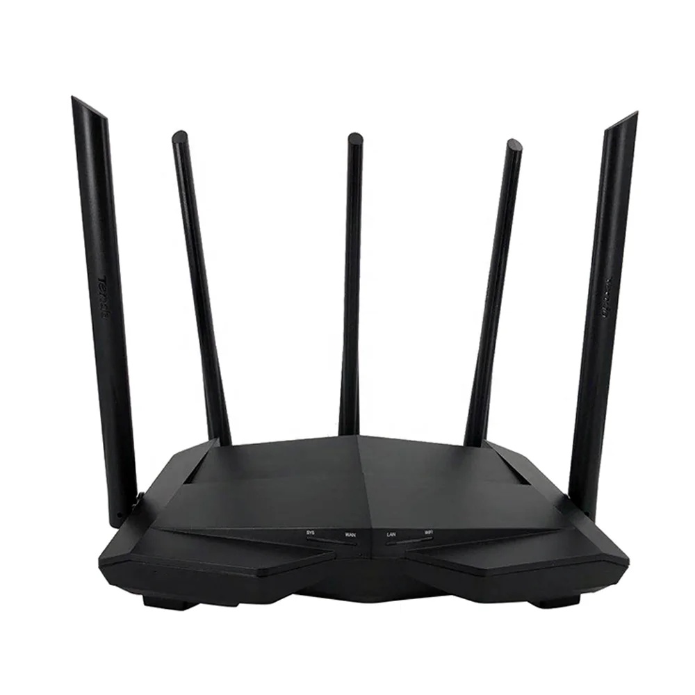 Lyngou LG027 New AC11 Gigabit Dual Band AC1200 Wireless Router Wi-Fi Repeater with 5*6dBi Ratio