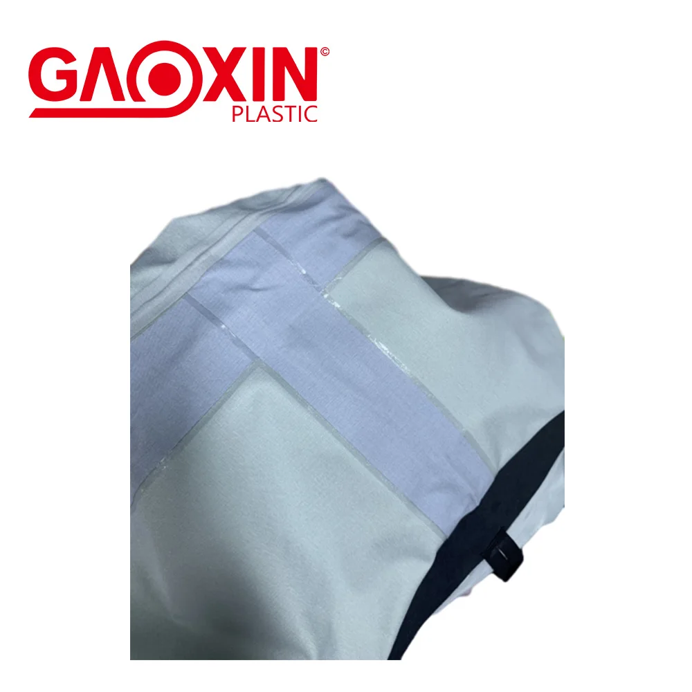 Strong adhesive force & waterproof over-glue black threeply seam tape for  TPU PU PVC coated fabrics and other fabric material