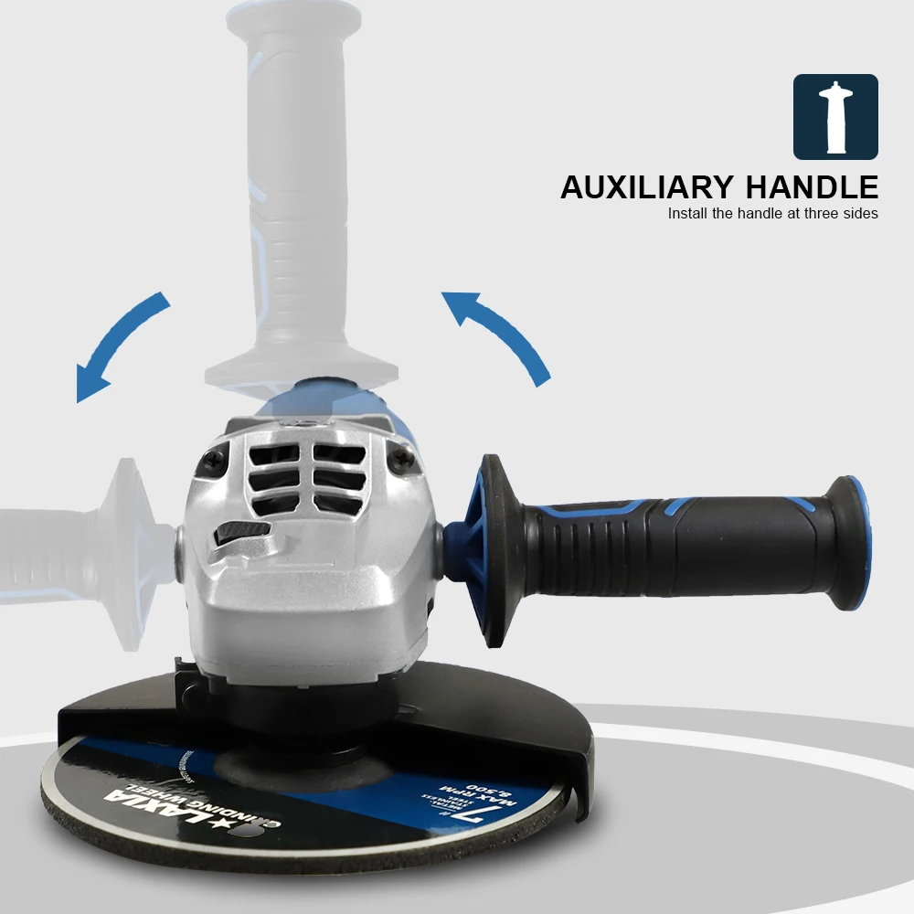 Hot sale!Manufacturers 180mm 2000W Hand Angle Grinder with soft grip