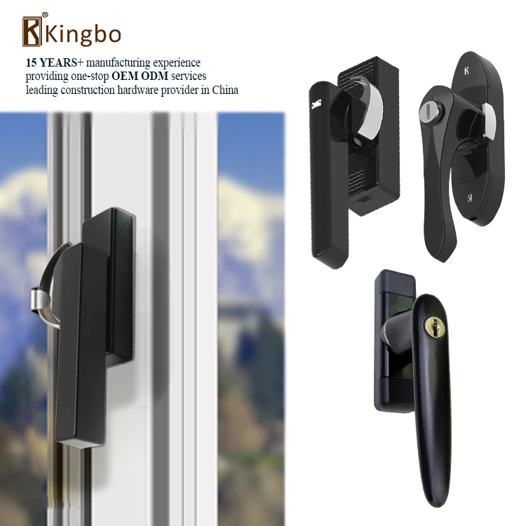 Sliding Window Crescent Lock Moon Lock Aluminum Accessories Great Appearance China Factory Direct Sales New Designed