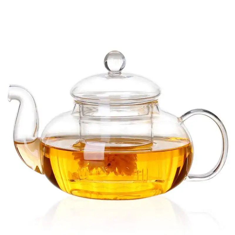 Цветочный кувшин для воды стеклянный чайник со стеклянным фильтром