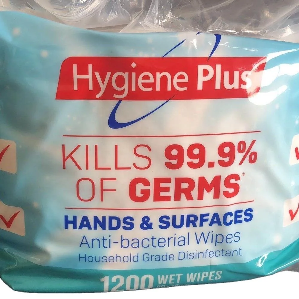 
 Антисептическое нетканое высококачественное оборудование для спортзала салфетки спортивные влажные салфетки в наличии 1200 шт взрослые чистящие салфетки 2 бочки 50gsm  