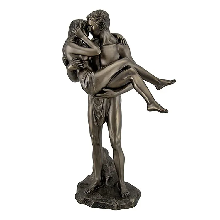 Modern indoor decorative bronze art figure sculpture bronze statue man and woman