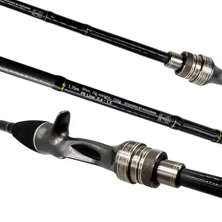 New Arrival 175cm Egi Squid Carbon Fishing Rod for Sea Ocean Raft for Carp Bass Shrimp Kids Freshwater & Ice Fishing 60g Weight