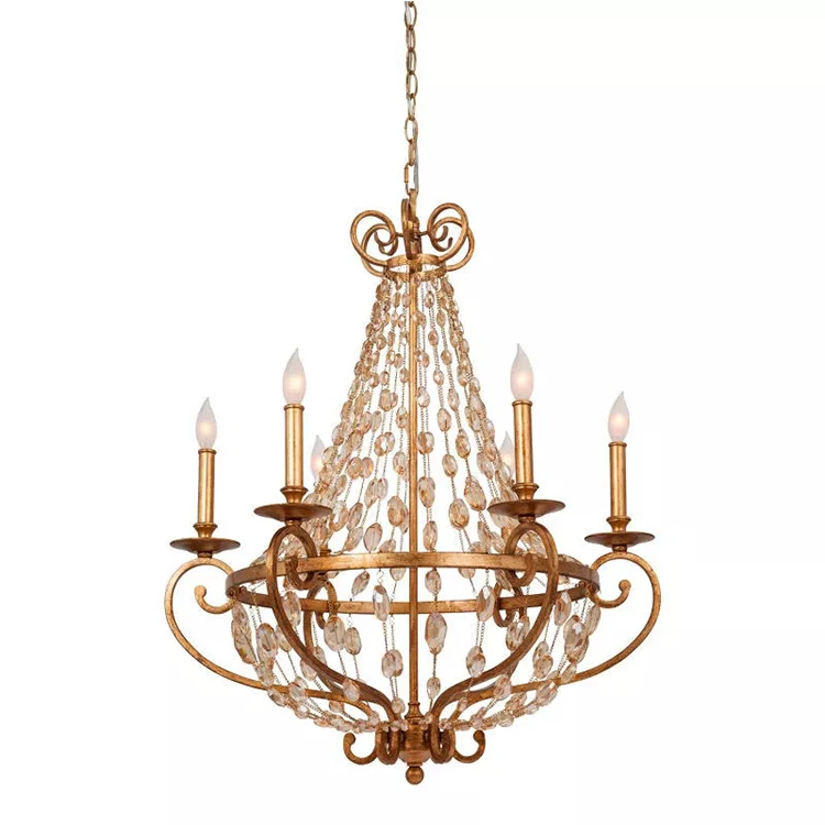 Mid-century Elegant High-End Vintage Decorative Large Chandeliers For High Ceilings