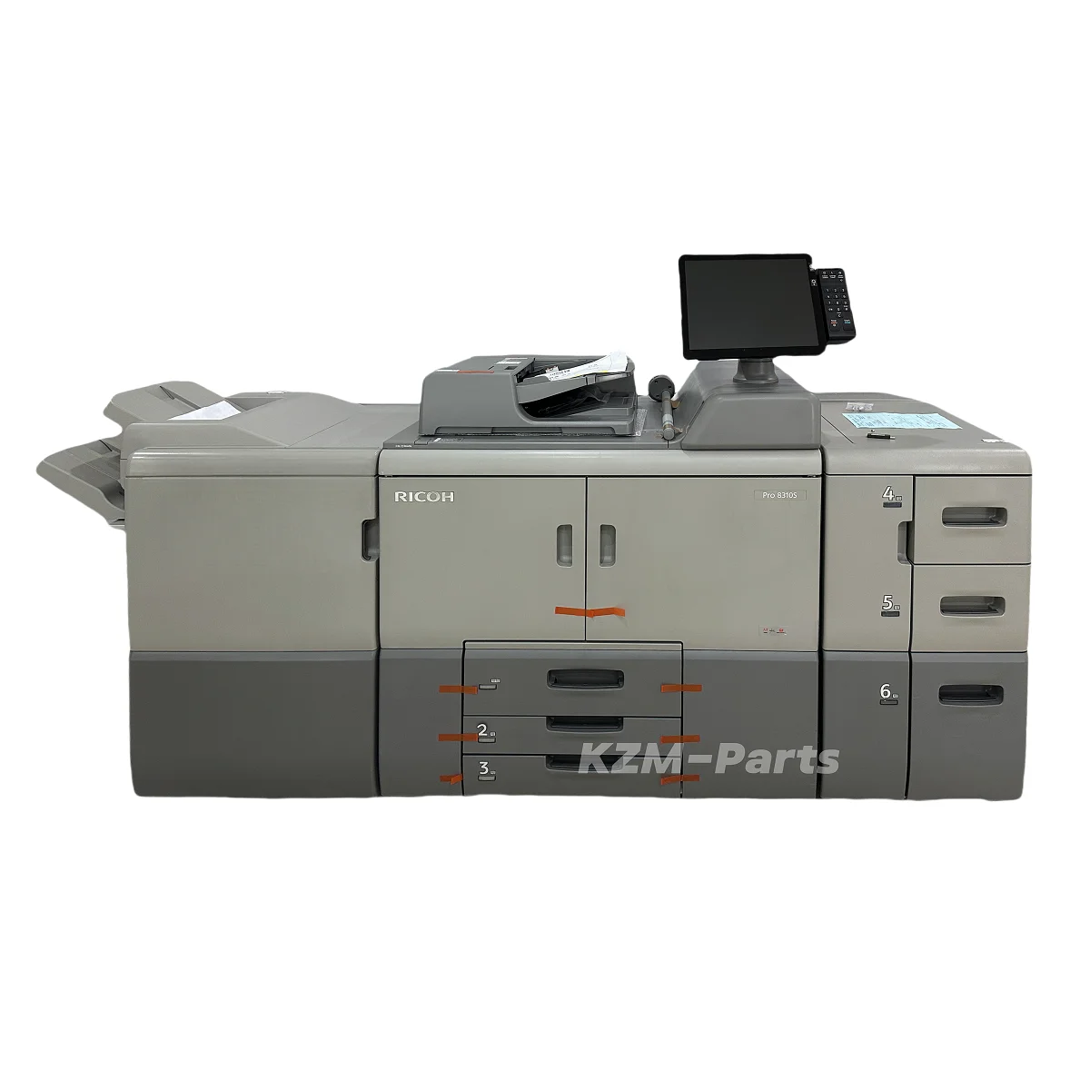 Черно-белый Ricoh PRO 8100 8110 8120s цифровой дубликатор печатная машина многофункциональный широкоформатный копир/принтер используется