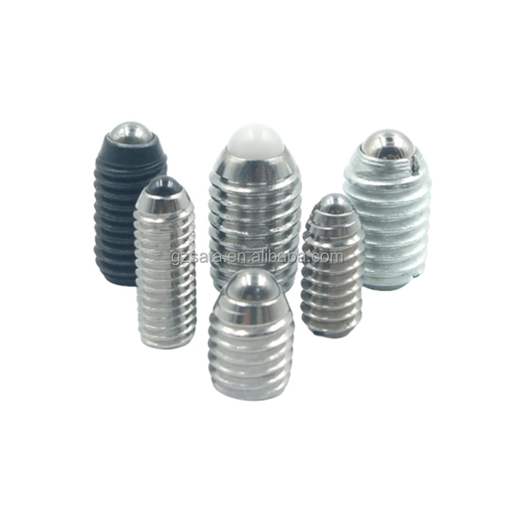 Customized Threaded Spring Plunger Ball Point Set Screws