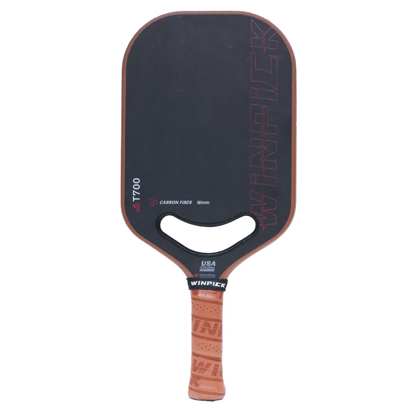 New Popular Pickleball Paddle USAPA Approved Tournament T700 Thermoformed 16mm Pickleball Paddles Graphite Surface