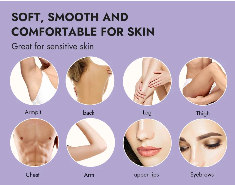 Hair Removal Soft Wax Newly Upgraded Hair Removal Formula Rosin Free Olive oil Soft Wax Depilatory Liposoluble For Salon Spa