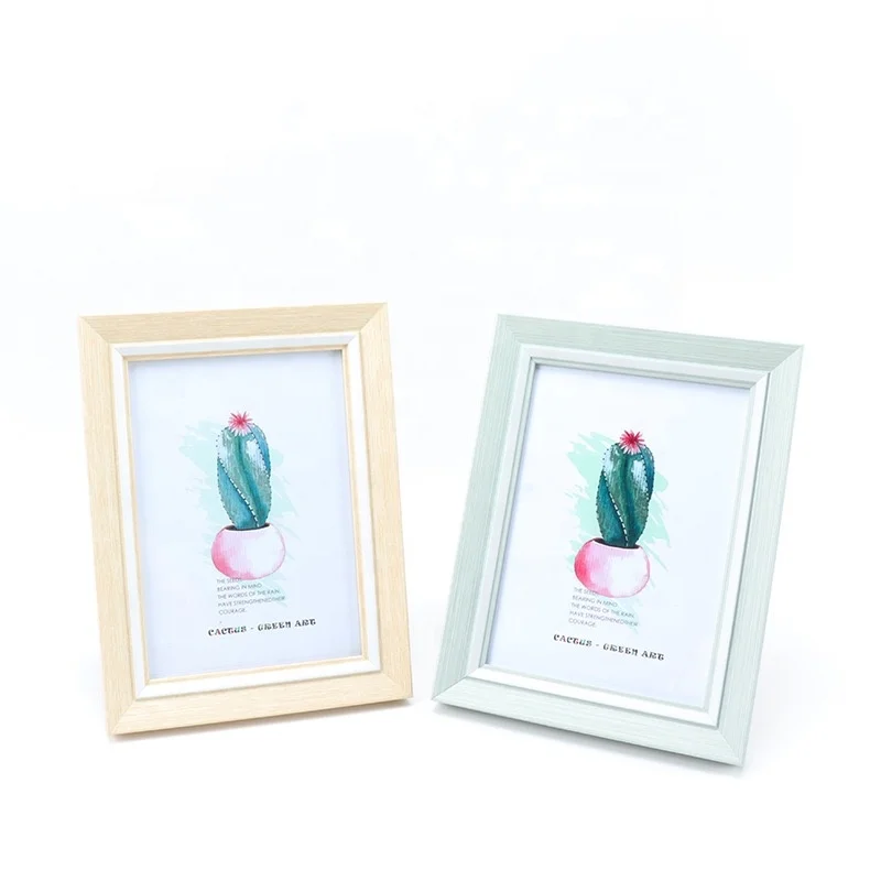 Simple Style Polystyrene Plastic Picture Photo Frame A4